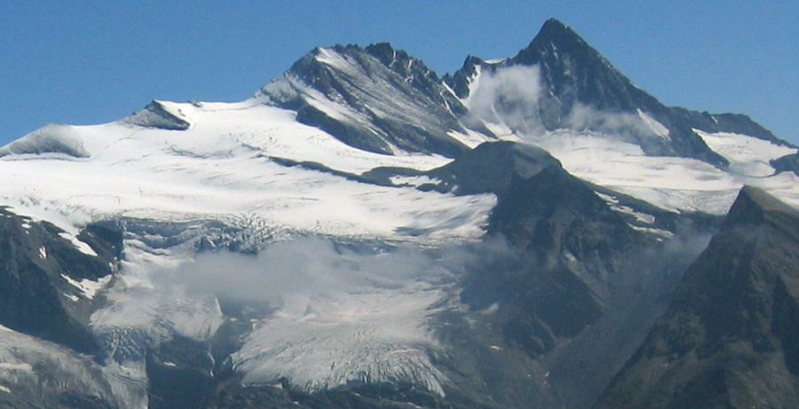 Gross Glockner in the Hohe Tauern - the highest mountain in Austria