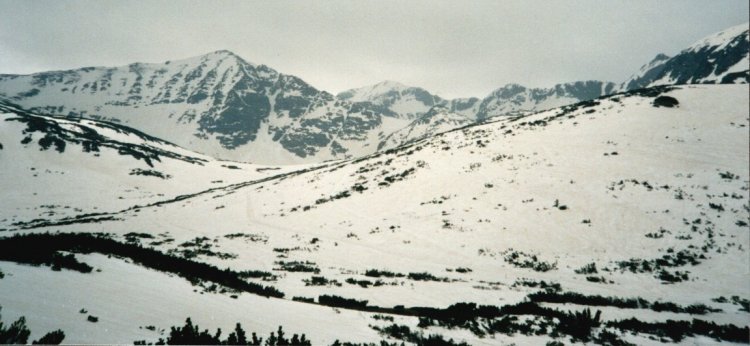 Mt. Moussalla ( Musala ) in Bulgaria