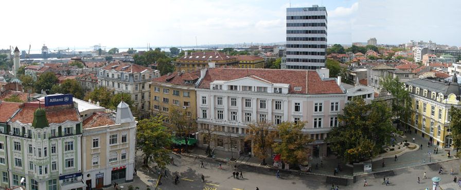 Burgas on the Black Sea Coast of Bulgaria