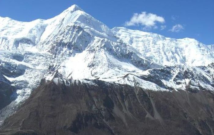 Gangapurna above Manang Village