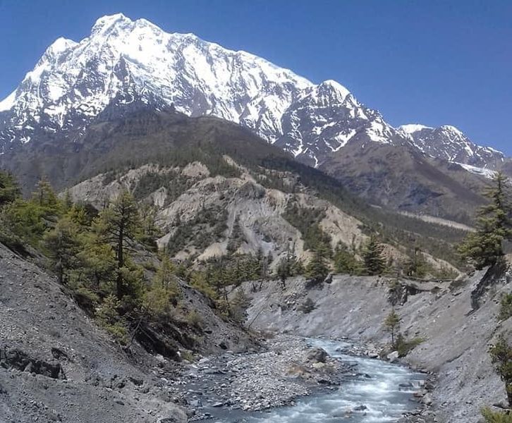 Annapurna III from Manang Valley