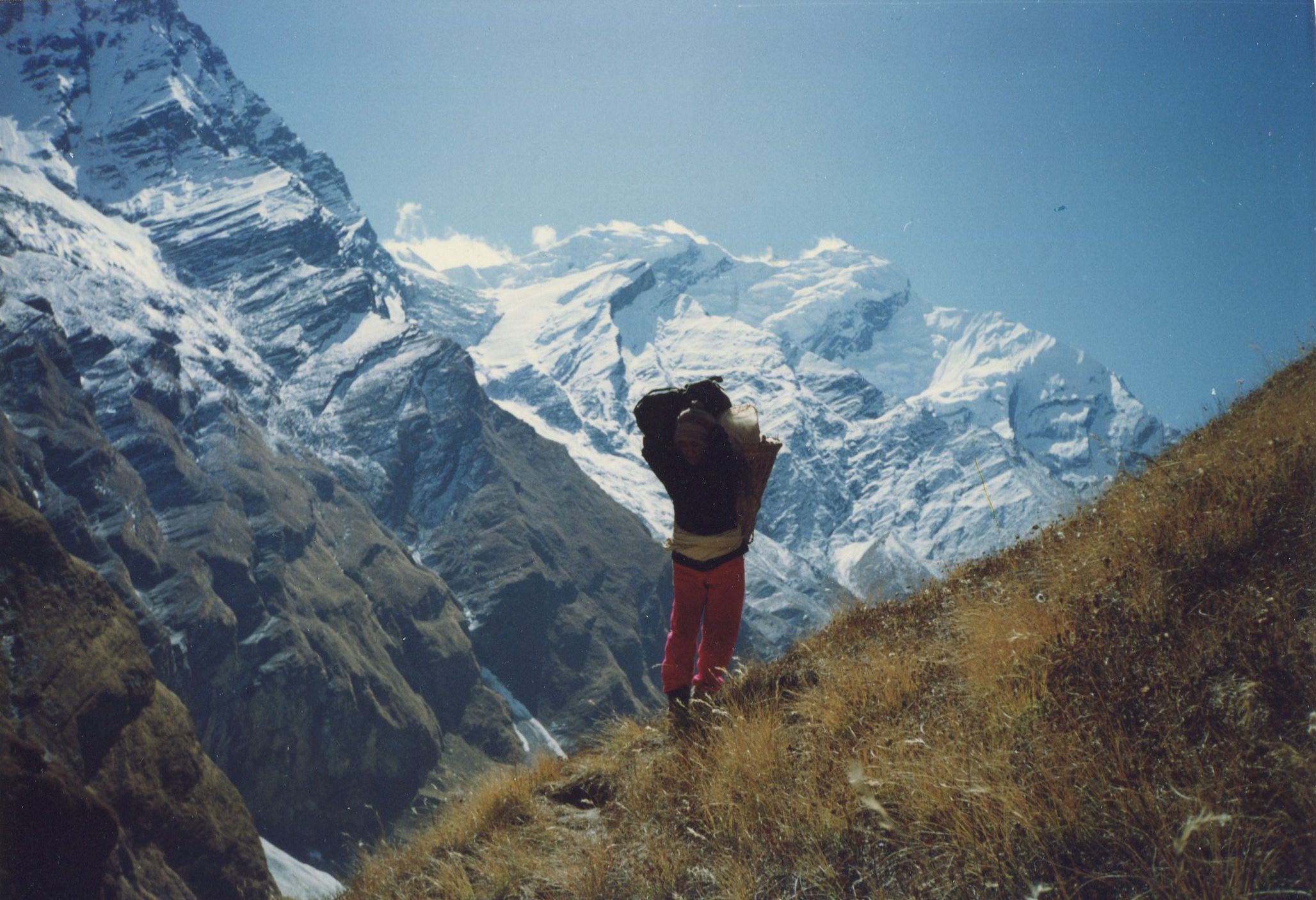 Ascent from the Italian Base Camp for Mount Dhaulagiri to the Chonbarden Glacier