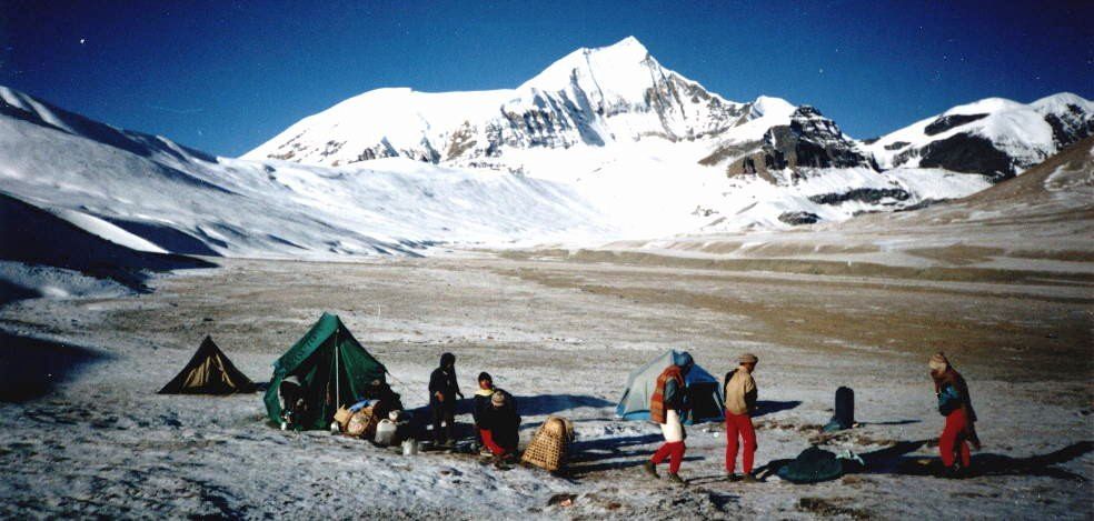 Sita Chuchura from Hidden Valley on Dhaulagiri Circuit trek