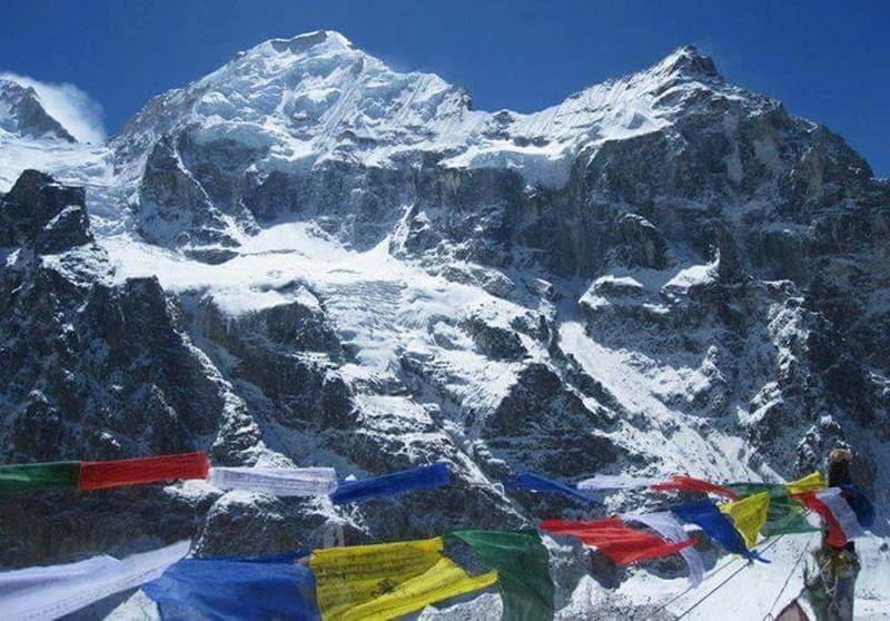 Mount Kangchenjunga from Pang Pema on the North Side