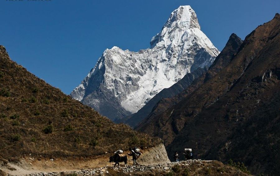 Ama Dablam from Pangboche