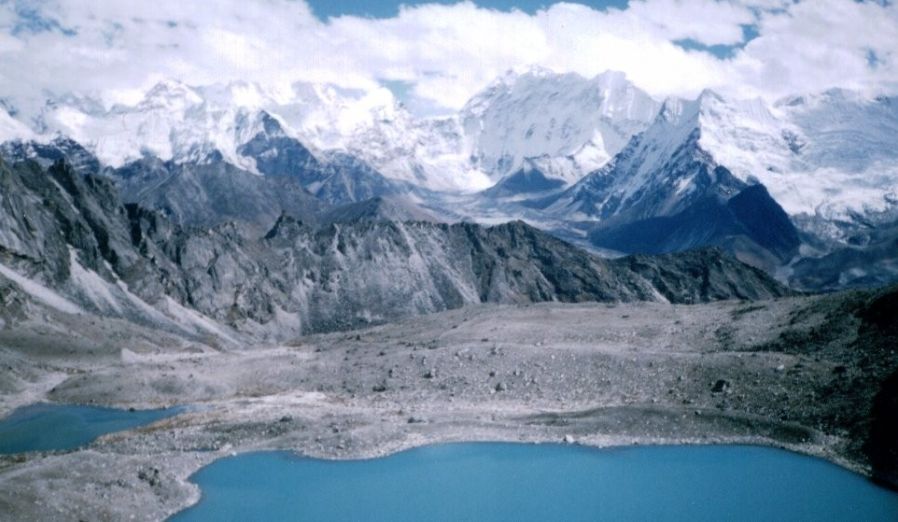 Mt.Baruntse from Kongma La