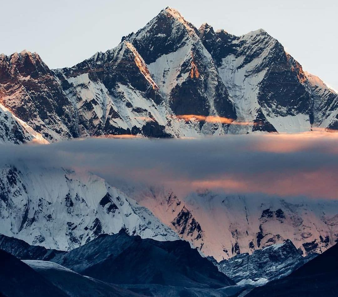 Mount Lhotse in the Nepal Himalaya