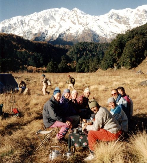 The Baudha Himal from Camp in Chuling Valley