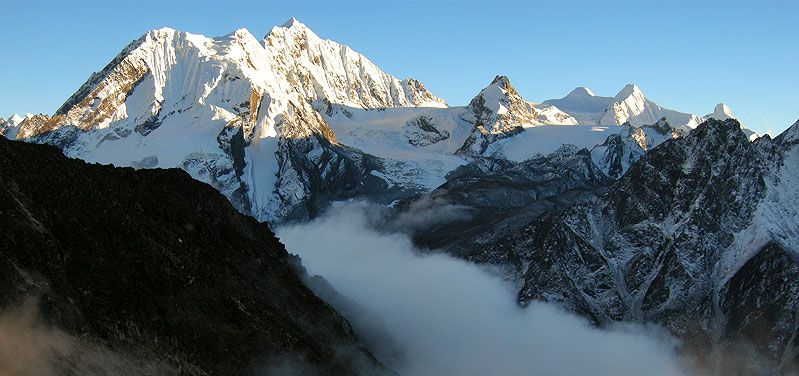 Mt.Chugimago and Ramdung from Kang Nachugo