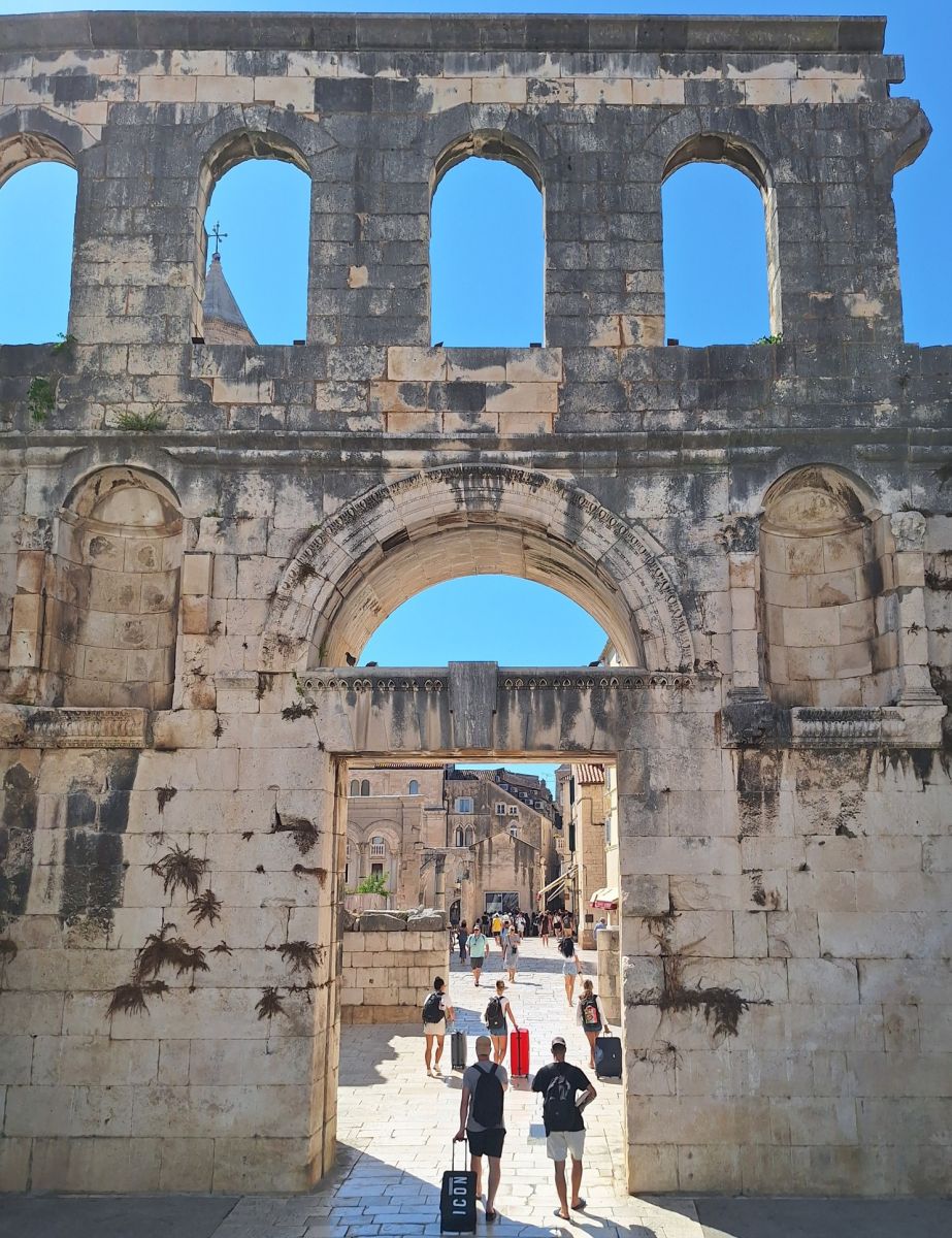Split on the Dalmatian Coast of Croatia