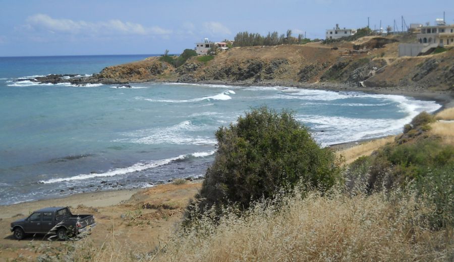 Cove and village in Chrysochou Bay