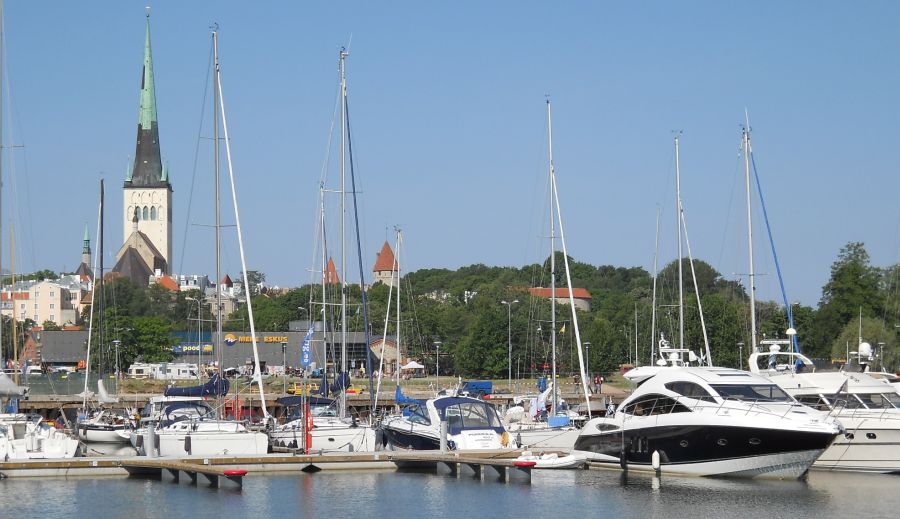 Boats in Marina at Tallinn