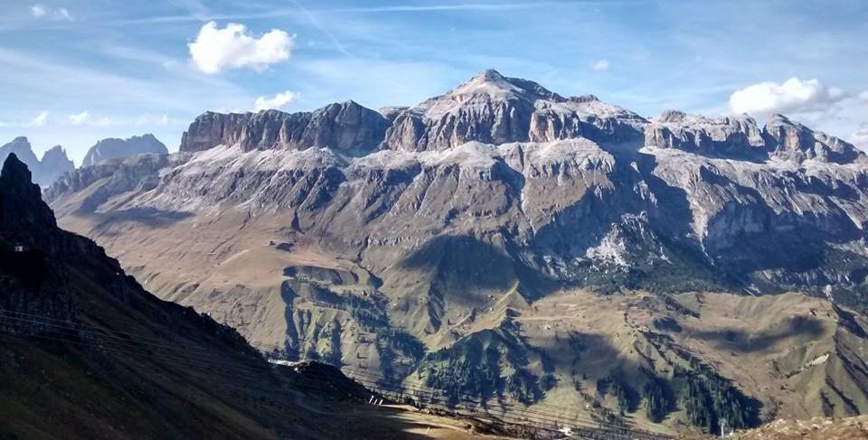 Piz Boe in the Sella Group of the Italian Dolomites