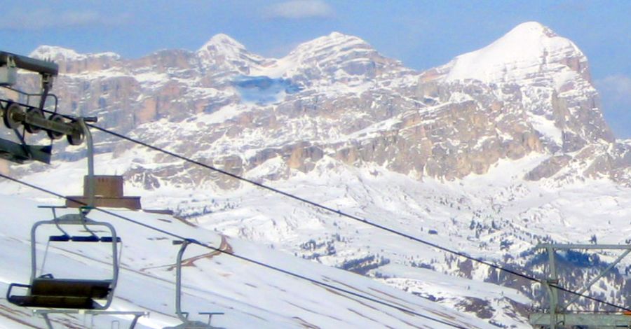 Passo Pordoi in the Italian Dolomites