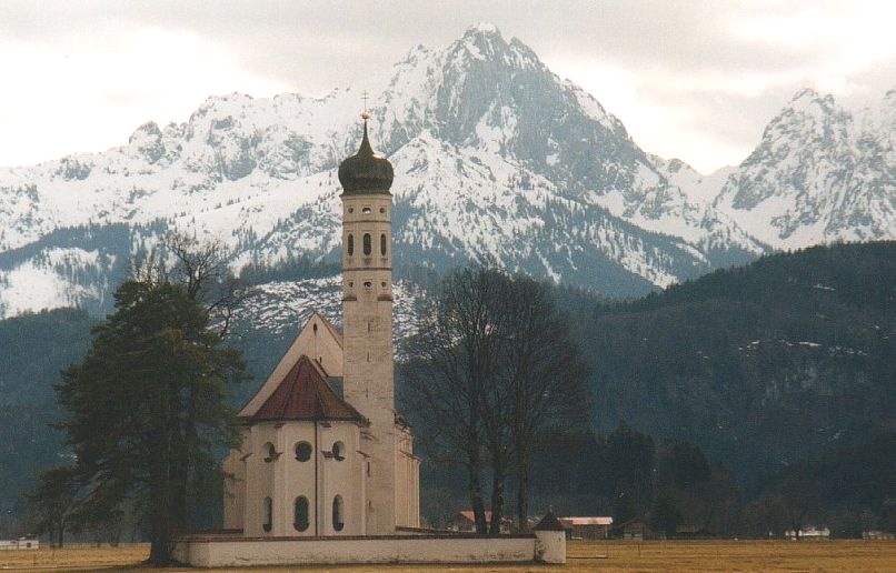 Sauling in the Bavarian Alps of Germany