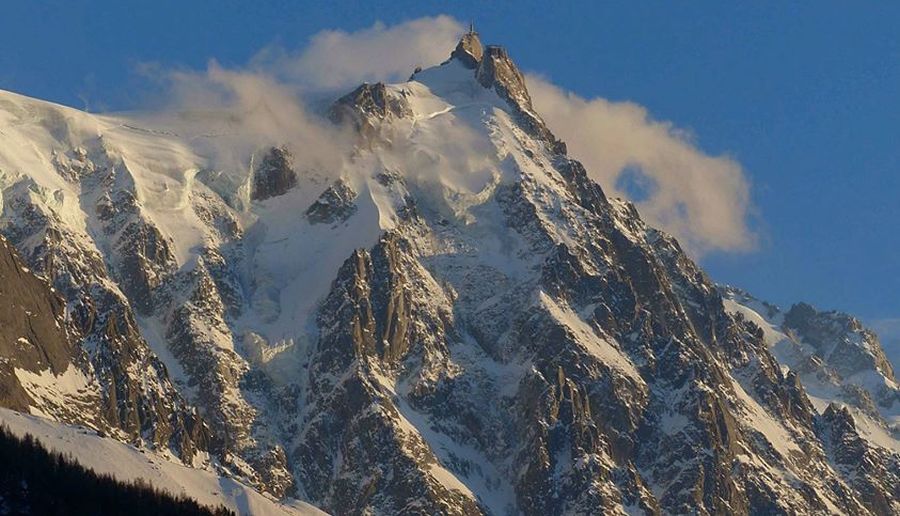 Aiguille du Midi above Chamonix