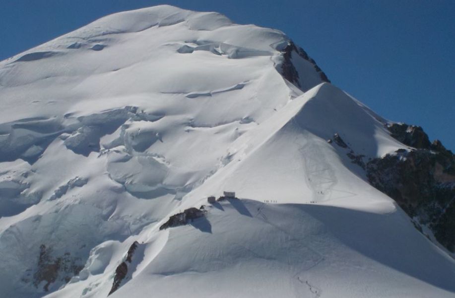 Normal route on Mont Blanc