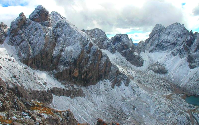 Grosse Sandspitze in the Lienzer Dolomites in Southern Austria