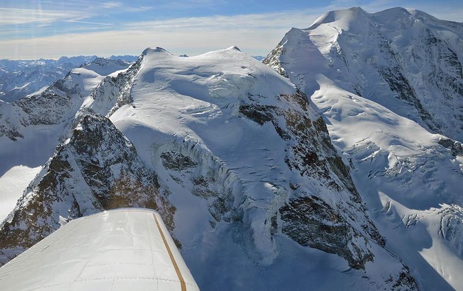 Bernina Group in the Italian Alps