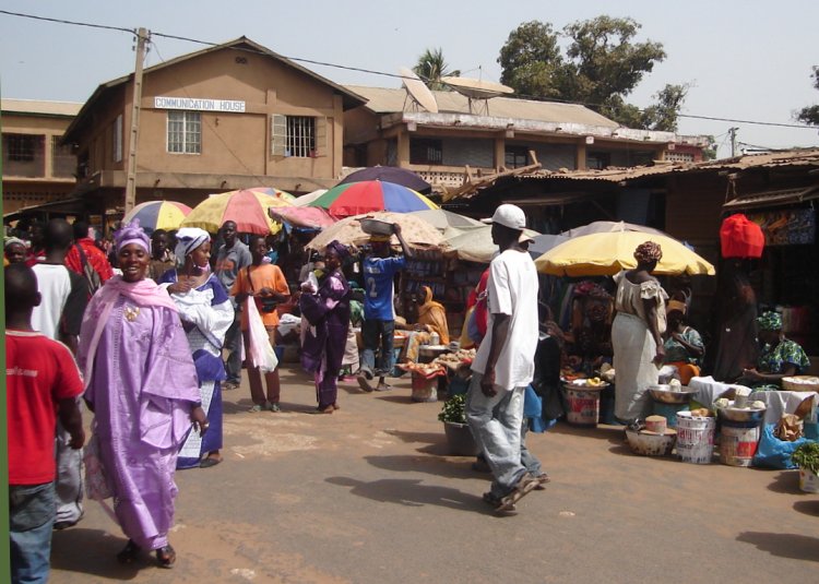 Central Market in Serekunda