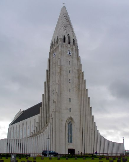 Halgrimskirgja in Reykjavik