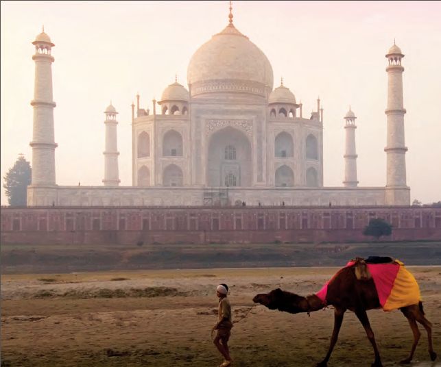 Taj Mahal in Agra, India - the finest example of Mughal architecture