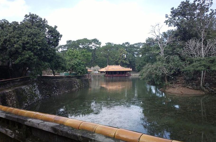 Lake at Tomb of Tu Duc on Perfume River Tour in Hue