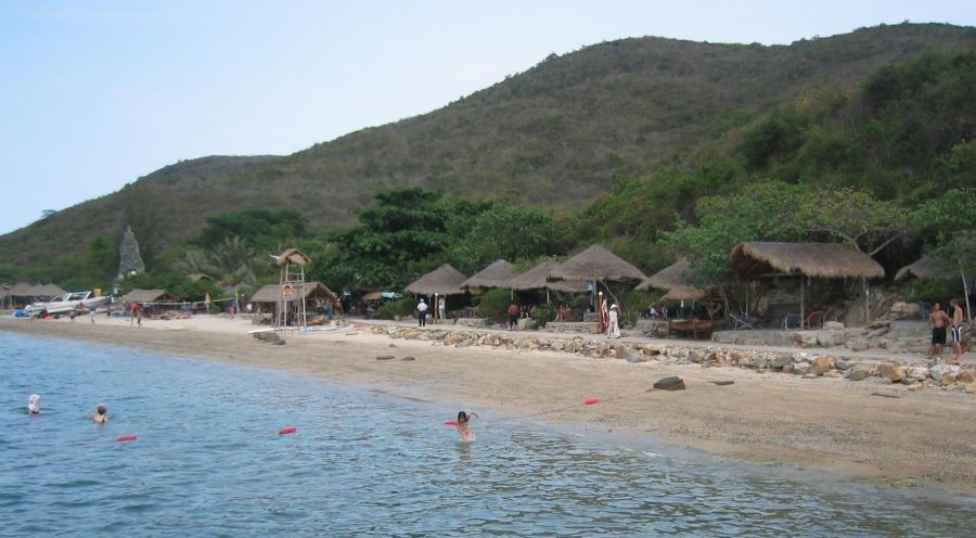 Beach on Tam Island off Nha Trang