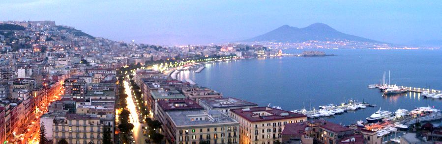 Mount Vesuvius from Naples