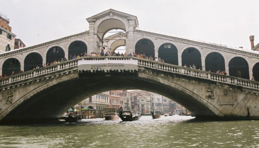 Rialto Bridge in Venice in Italy