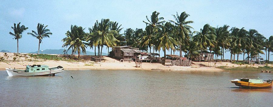 The Lagoon at Marang Fishing Village on the east coast of peninsular Malaysia