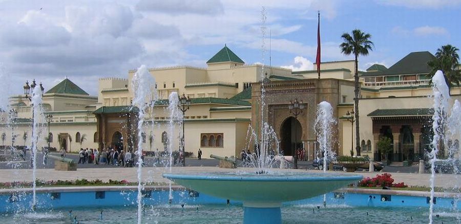 Royal Palace in Rabat - capital city of Morocco