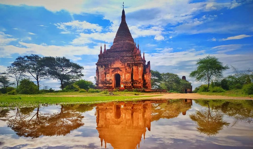 Temple in Bagan in central Myanmar / Burma