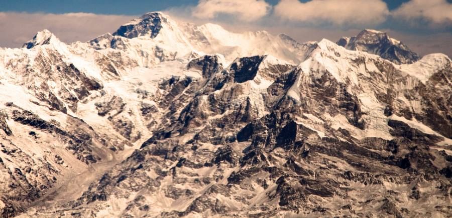 Cho Oyu aerial view