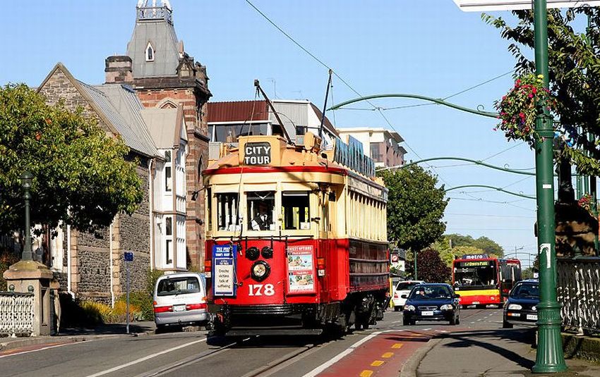 Tram in Christchurch