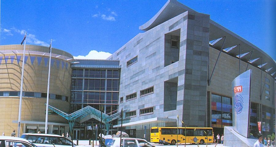 Te Papa Museum in Wellington on North Island of New Zealand