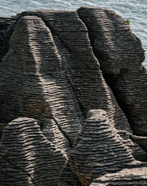 Pancake Rocks on the Tasman Sea coastline of the South Island