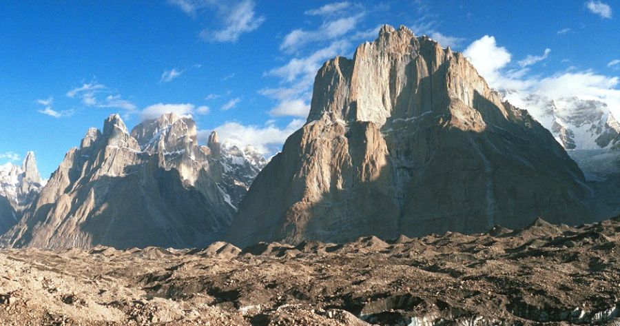 Trango Towers in the Baltora Region of the Pakistan Karakorum