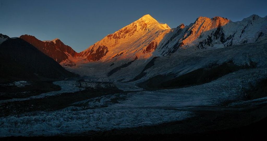 The Seven Thousanders - Diran Peak ( 7266m ) from Rakaposhi Base Camp