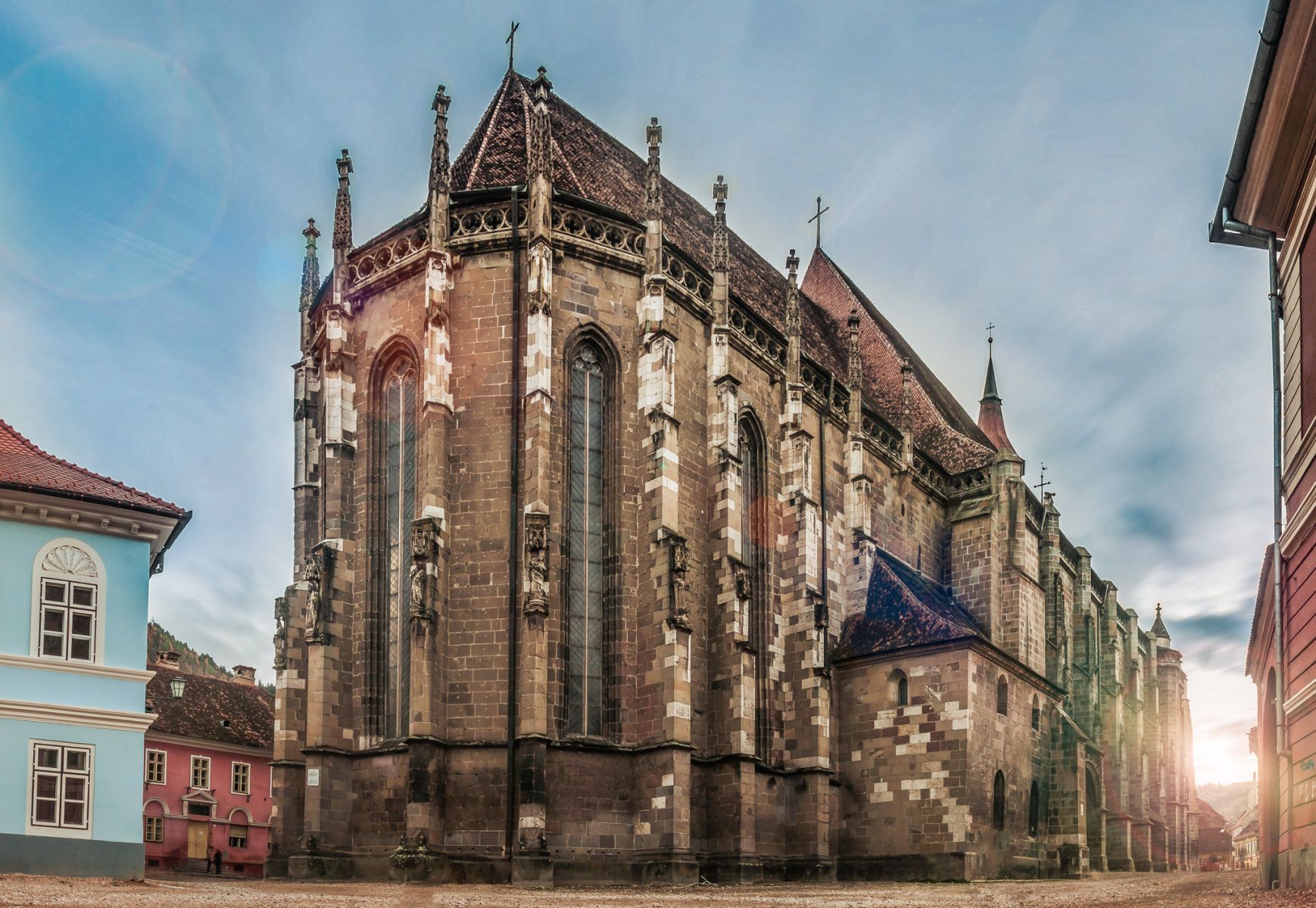 The Black Church in Brasov in central Romania