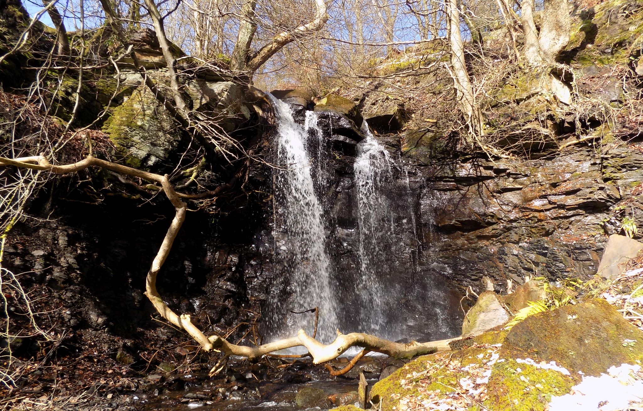 Waterfall in Boiling Glen above High Banton