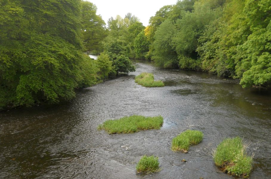 River Kelvin at Killermont in Bearsden