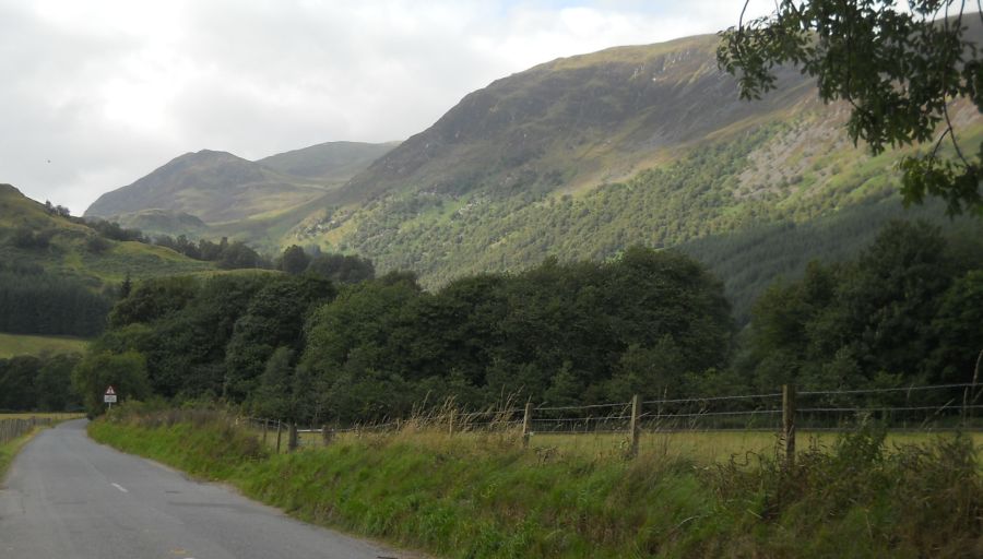 B847 beneath Beinn a' Chuallaich