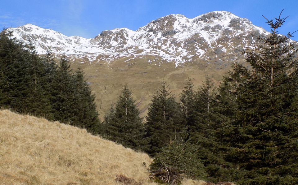 Binnein an Fhidhleir from Beinn an Lochain