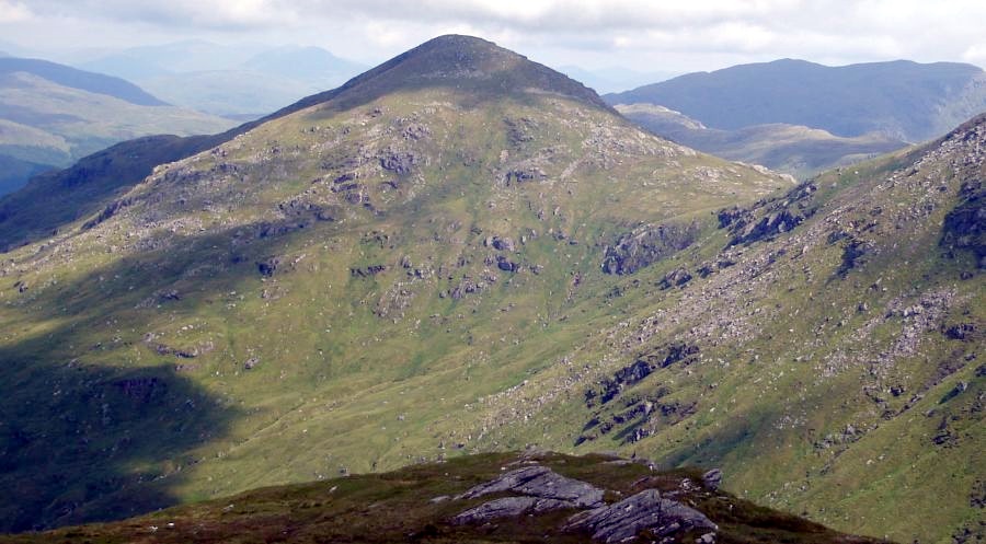 Beinn Chorranach from Beinn Luibhean