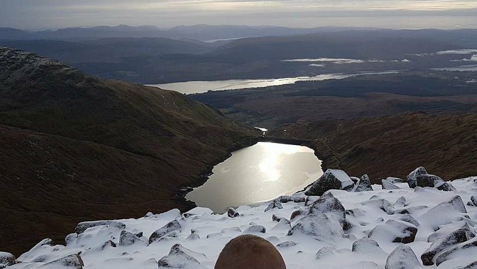 The Cruachan Reservoir from Ben Cruachan