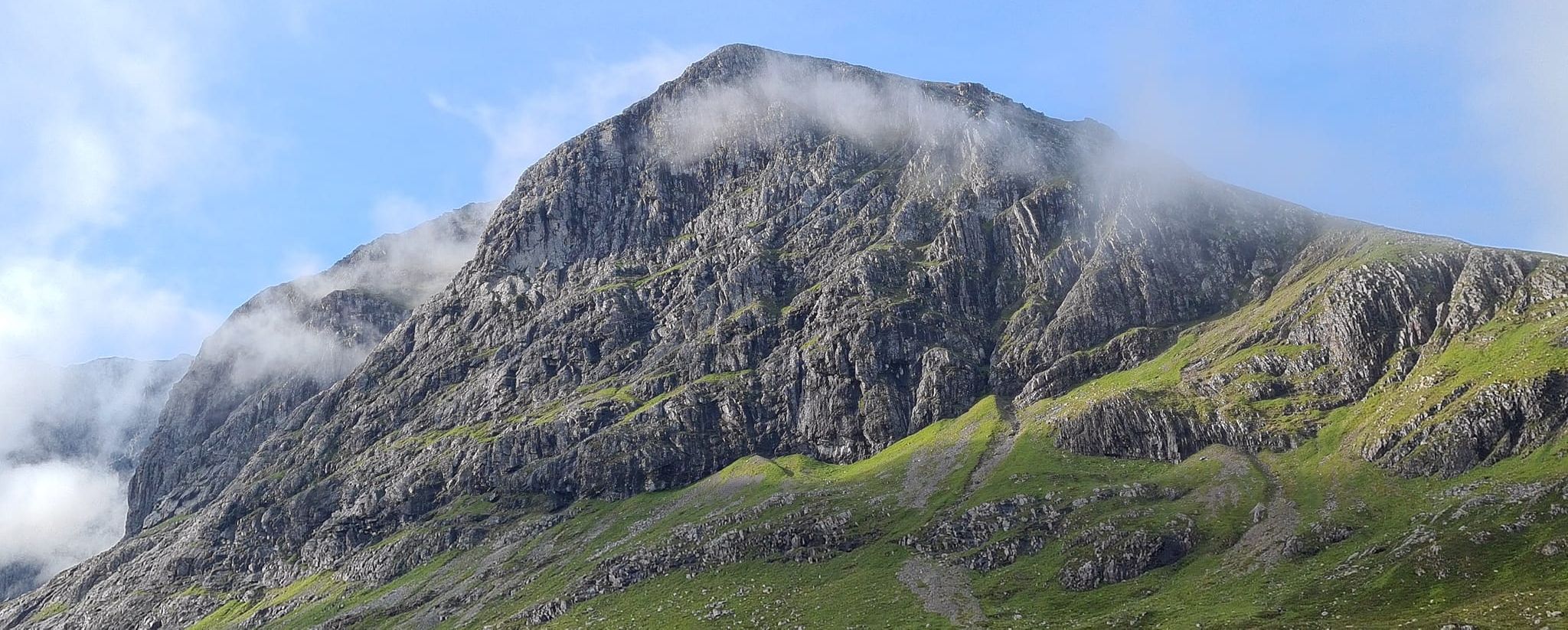 Ben Nevis approach by Allt a Mhuilinn