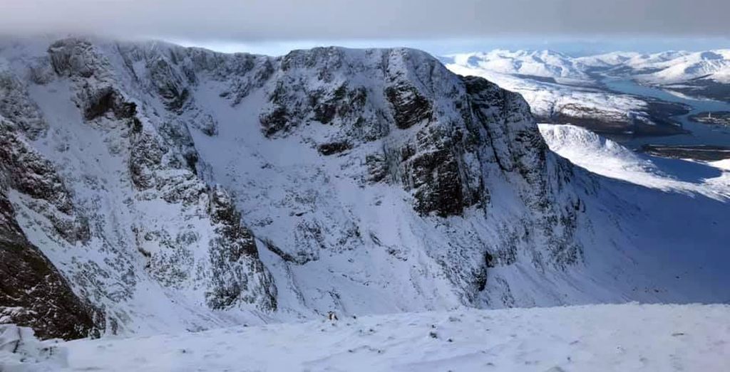 Carn Dearg from Carn Mor Dearg arete