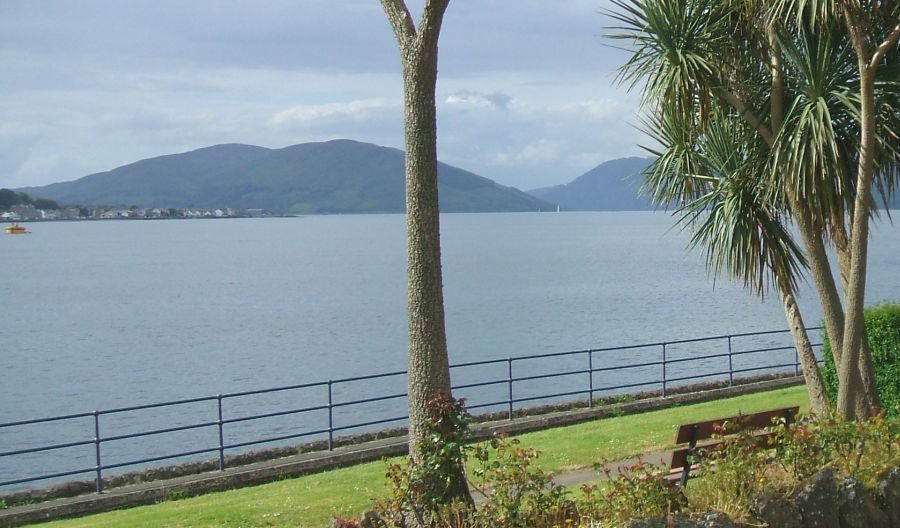 Rothesay Bay on the Isle of Bute in the Firth of Clyde