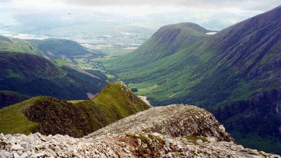 Glen Nevis from Stob Ban in The Mamores